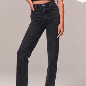 Abercrombie Ultra High Rise 90s Straight Jean